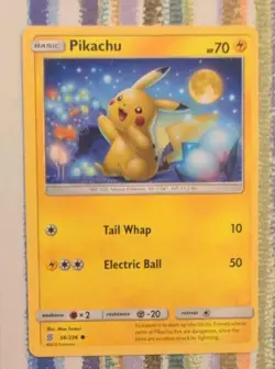 Pikachu 56/236 Unified Minds Regular Pokemon Card - Image 1