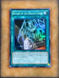 Yugioh Return of the Dragon Lord SR02-EN025 Super Rare 1st Ed NM - Image 1