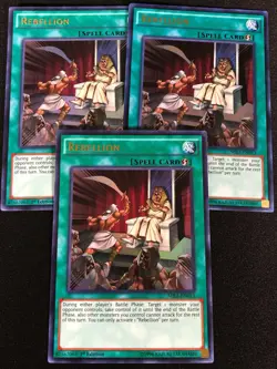 Yugioh Rebellion MIL1-EN013 1st Ultra x3 (NM) - Image 1