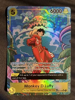 Monkey.D.Luffy (TR) OP07-109 Two Legends Foil Treasure Rare TR - Image 1