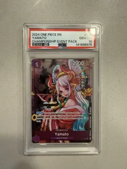 2024 ONE PIECE CHAMP 2024 EVENT PACK #046 YAMATO PSA 10 - Image 1