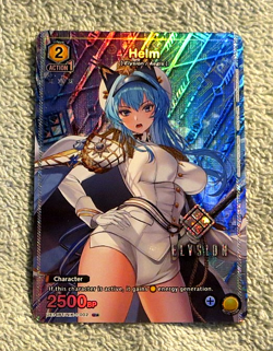 Helm NIK-1-002 U☆ Alt Art Textured Holo - Union Arena Nikke Goddess of Victory - Image 3