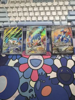 Quaxly Illustration Rare Trio Set Pokemon Card Scarlet & Violet - Image 1