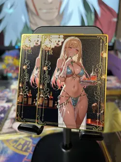 Goddess Story Metal Card Rare Waifu Anime Marin Kitagawa - Image 1