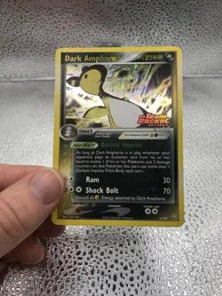 Team Rocket Returns #2/109 Dark Ampharos Reverse Holo English Pokemon Card - Image 1