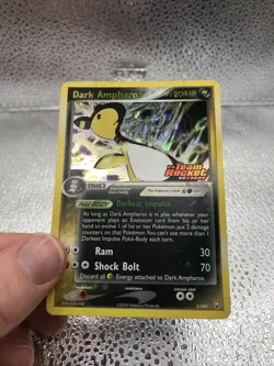 Team Rocket Returns #2/109 Dark Ampharos Reverse Holo English Pokemon Card - Image 2