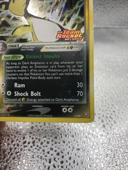 Team Rocket Returns #2/109 Dark Ampharos Reverse Holo English Pokemon Card - Image 5