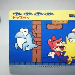 Eerie Super Mario Bros 4 world CARD 1992 Nintendo TopSun JAPAN GAME SNES - Image 2