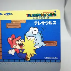 Eerie Super Mario Bros 4 world CARD 1992 Nintendo TopSun JAPAN GAME SNES - Image 3