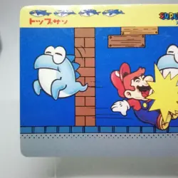 Eerie Super Mario Bros 4 world CARD 1992 Nintendo TopSun JAPAN GAME SNES - Image 4