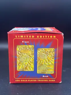 1999 Burger King Pokemon 23K Gold Plated Trading Card in box Poliwhirl - Image 4