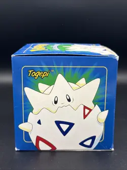 1999 Pokemon Burger King 23k Gold Plated Trading Card Togepi Blue Sealed Vintage - Image 2