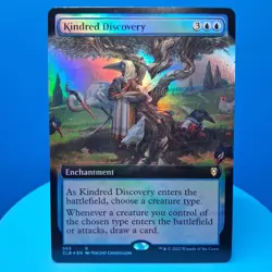 Kindred Discovery (Extended Art) Commander Legends Battle for Baldur's Gate Foil - Image 1