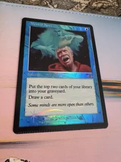 Crimped Mental Note Judgment Foil Misprint Magic the Gathering MTG - Image 1