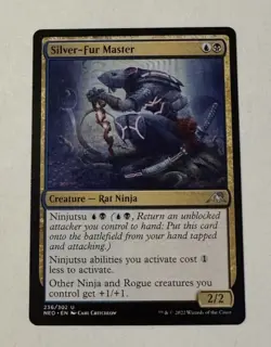 MTG Silver-Fur Master - Kamigawa: Neon Dynasty LP - Image 1
