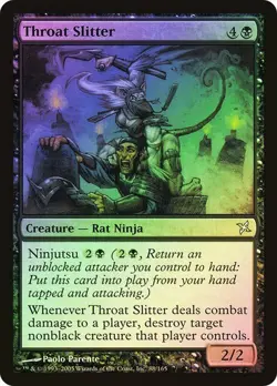 Betrayers of Kamigawa MTG Foil Throat Slitter Magic - Image 1