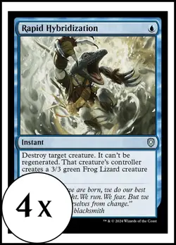 MTG - 4 x Rapid Hybridization - Bloomburrow Commander - Playset 4x x4 - Image 1