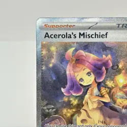 Pokemon Acerola's Mischief (Special Illustration Rare) 183/132 - Mega Evolution - Image 2