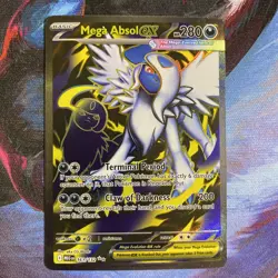 Mega Absol ex 2025 Pokemon TCG Mega Evolution #161/132 Ultra Rare Full Art NM - Image 1
