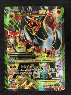 M Houndoom EX (Full Art) 154/162 Ultra Rare XY - BREAKthrough Pokemon Card - Image 1