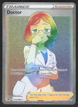 Doctor 214/198 Secret Rare Pokemon TCG Chilling Reign NM - Image 1