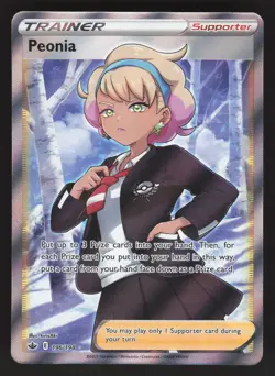 Peonia 196/198 Pokemon TCG SWSH06: Chilling Reign NM - Image 1