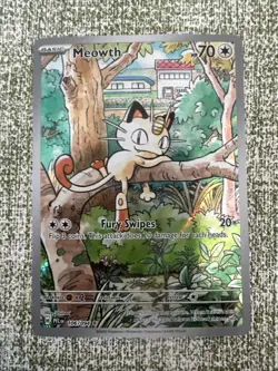 Meowth 106/094 Holo - ME02 Phantasmal Flames - Pokemon TCG NM - Image 1