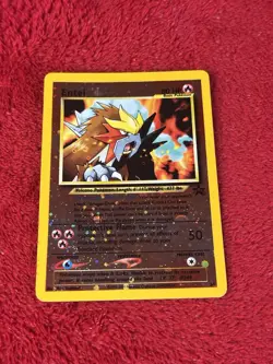 Pokemon TCG Entei Wizards Black Star Promos 34 Holo Promo Promo Played - Image 1