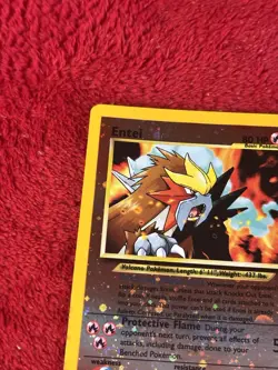 Pokemon TCG Entei Wizards Black Star Promos 34 Holo Promo Promo Played - Image 2