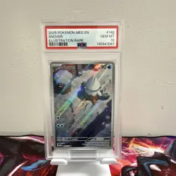 Pokemon Snover Me01: Mega Evolution Illustration Rare Holo 140/132 PSA 10 2025 - Image 1