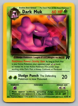 Pokemon TCG Team Rocket Dark Muk 41/82 - Image 1