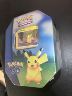 Pokemon GO 2022 Collectible Sealed Tin - PIKACHU (4 Packs, 2 Foils & Stickers). 820650850776 - Image 3