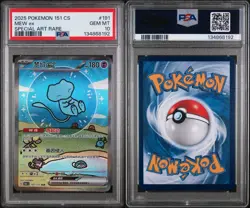 PSA 10 Pokemon Chinese Mew Ex 151C 191/151 Bubble SAR Gem Mint US Seller - Image 3