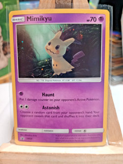Mimikyu SM29 Black Star Promo Holo Sun Moon Pokemon TCG Holo 2017 NM - Image 1