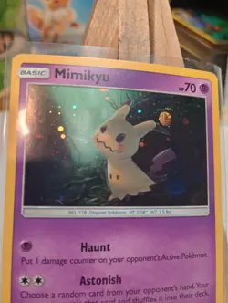 Mimikyu SM29 Black Star Promo Holo Sun Moon Pokemon TCG Holo 2017 NM - Image 2
