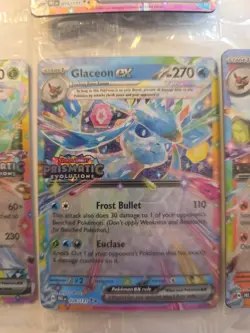 Pokemon Prismatic Evolutions Lot Of 4 Sealed Stamped Surprise Box Promos - Image 4