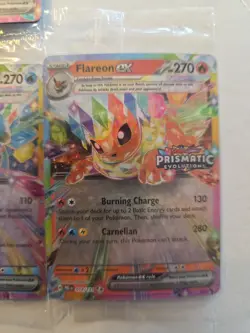 Pokemon Prismatic Evolutions Lot Of 4 Sealed Stamped Surprise Box Promos - Image 5
