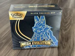 Pokemon TCG Mega Evolution Lucario Elite Trainer Box ETB New/ Factory Sealed - Image 1