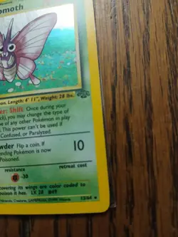 Pokemon Venomoth Jungle Holo 13/64 - Image 3