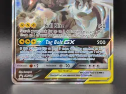 Pikachu & Zekrom (GX SM168 Sm) Promo Holo (Tag Team) Pokemon TCG, NM. - Image 5