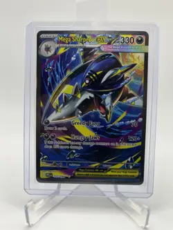 Pokemon Mega Sharpedo EX Illustration Rare Holo 127/094 Phantasmal Flames NM - Image 1