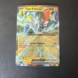 Pokemon Tapu Koko ex 051/159 Sv09: Journey Together Double Rare Holo 200HP - Image 1