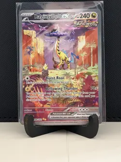 Pokemon TCG Raging Bolt EX Scarlet & Violet Temporal Forces 166/131 - Image 1