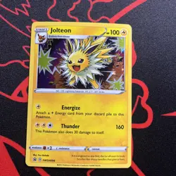 Pokemon TCG Jolteon SWSH094 Black Star Promo SWIRL NM - Image 1