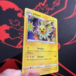 Pokemon TCG Jolteon SWSH094 Black Star Promo SWIRL NM - Image 2