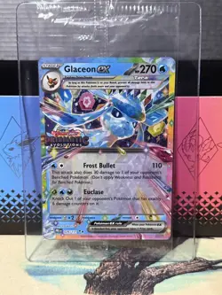 Pokemon Prismatic Evolutions Glaceon ex 026/131 Surprise Box Stamped Sealed - Image 1