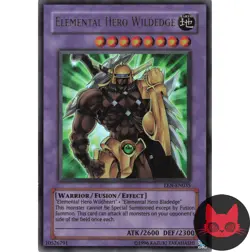 Yugioh Elemental HERO Wildedge EEN-EN035 Ultra Rare LP - Image 1