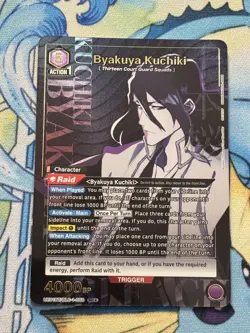 Union Arena BLEACH Byakuya Kuchiki SR Parallel Alt Art English UE01BT/BLC-1-050 - Image 1