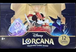 DISNEY LORCANA THE FIRST CHAPTER BOOSTER BOX 24 PACKS RAVENSBURGER NEW 11098190 - Image 1