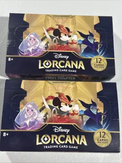 NEW Disney Lorcana The First Chapter Booster Box 24 Packs SEALED Enchanted Chase - Image 2